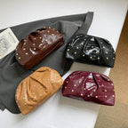 WoElegant Textured Crocodile Pattern Clutch Bag