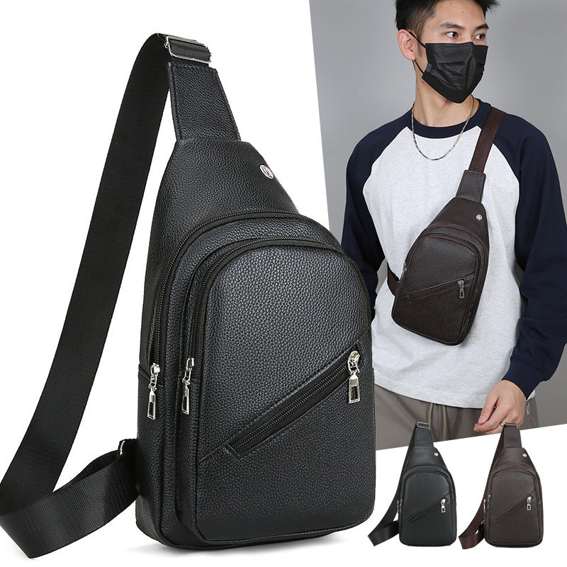 Premium Leather Sling Backpack