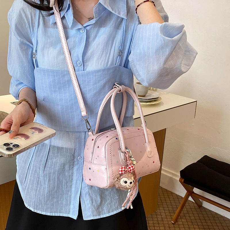Women's Mini Handbag with Colorful Star Motif-https://detail.1688.com/offer/1051279187228.html-Calm Wears-Rosa-nothing-Calm Wears