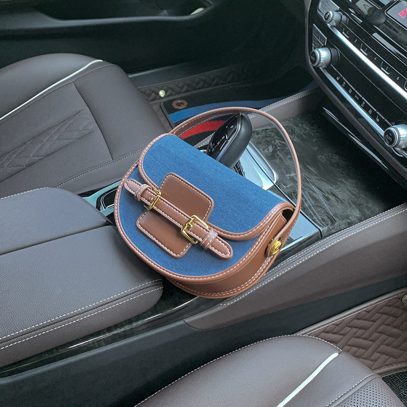Women’s shoulder bag made of durable denim with leather accents-https://detail.1688.com/offer/968741802907.html-Calm Wears-Braun-nothing-Calm Wears