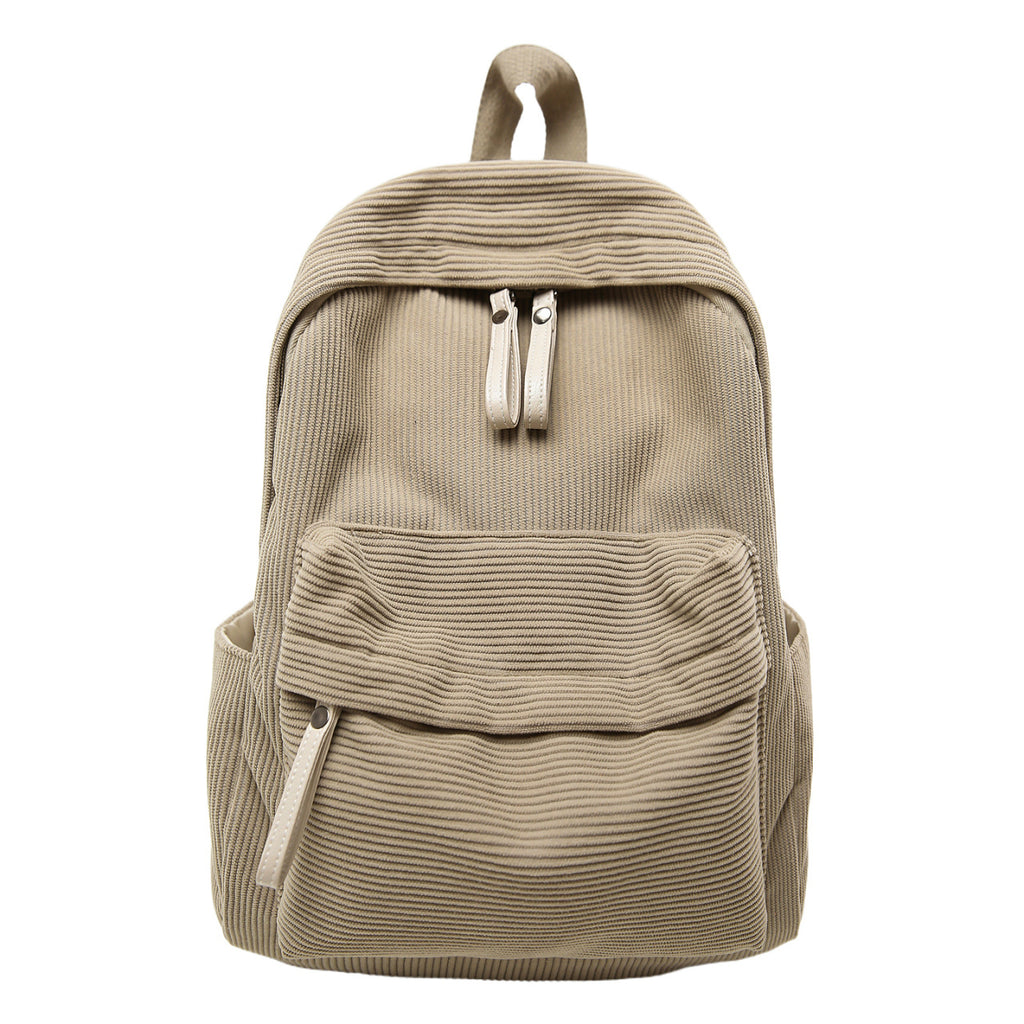 Backpack with Structured Design and Practical Front Pockets