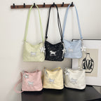 WoCasual Star-Print Crossbody Bag