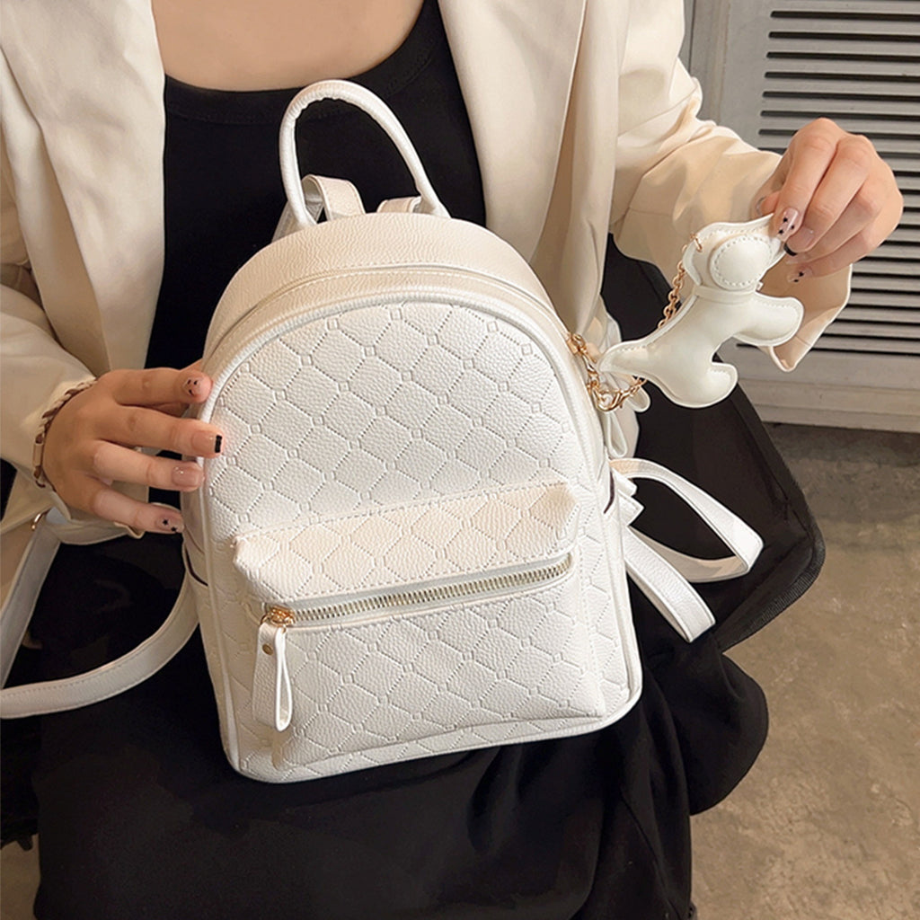 Stylish Textured Mini Backpack