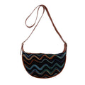 Vintage-Inspired Woven Crossbody Bag