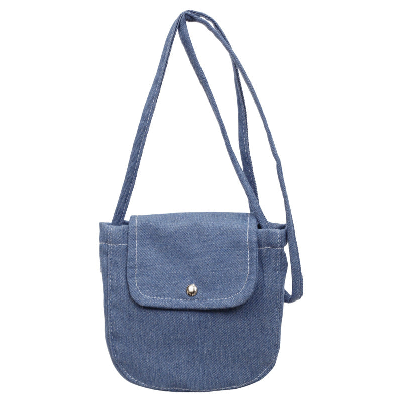 Vintage Denim Crossbody Bag