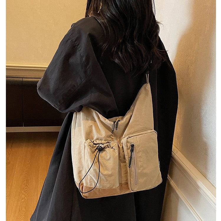 Practical Multi-Pocket Shoulder Bag