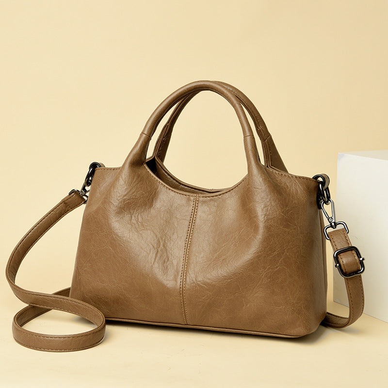 Classic Faux Leather Handbag