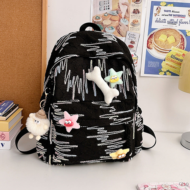Abstract Patterned Backpack
