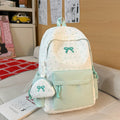 Playful Bow-Embellished Backpack