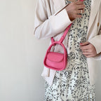 Women's mini handbag with elegant chain accent