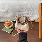 Stylish Handcrafted Leather Bucket Bag