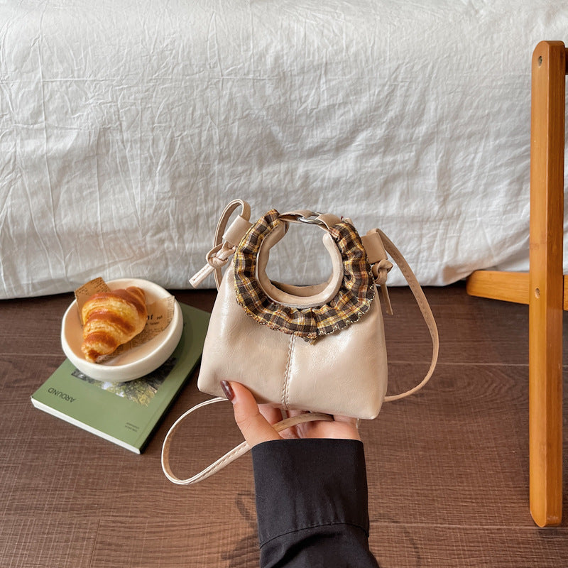 Stylish Handcrafted Leather Bucket Bag