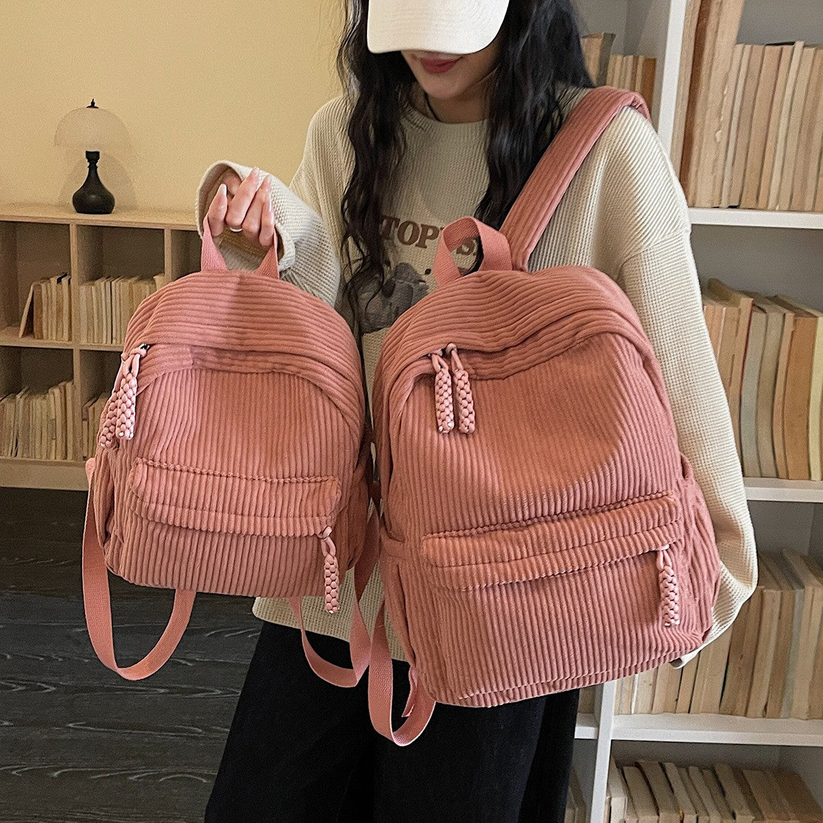 Cord-Backpack with Comfortable Straps