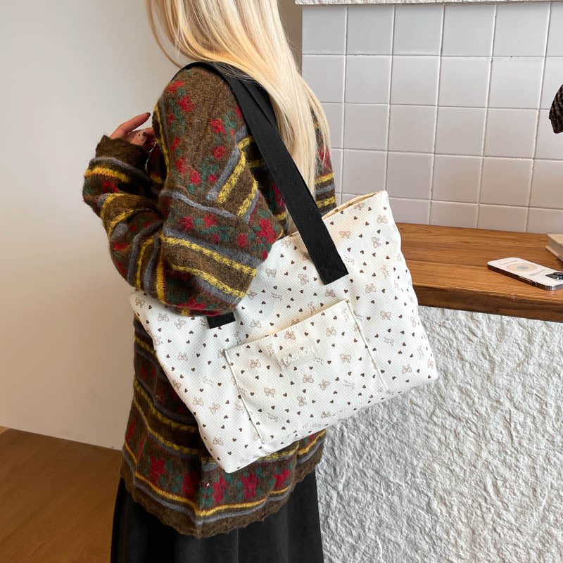 Ladies fashionable tote bag with heart design-https://detail.1688.com/offer/1032471040126.html-Calm Wears-Braun-nothing-Calm Wears