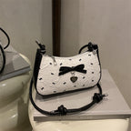 Charming Bow Embellished Handbag