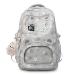 Children's Starry-Themed Plush Ear Backpack