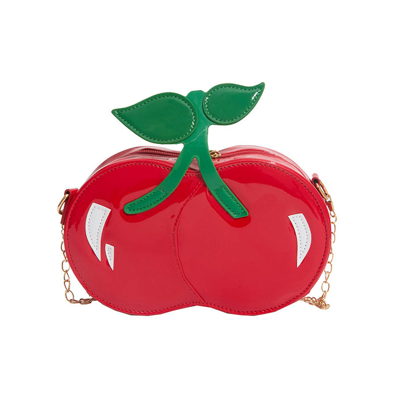 WoQuirky Statement Cherry Shaped Crossbody Bag