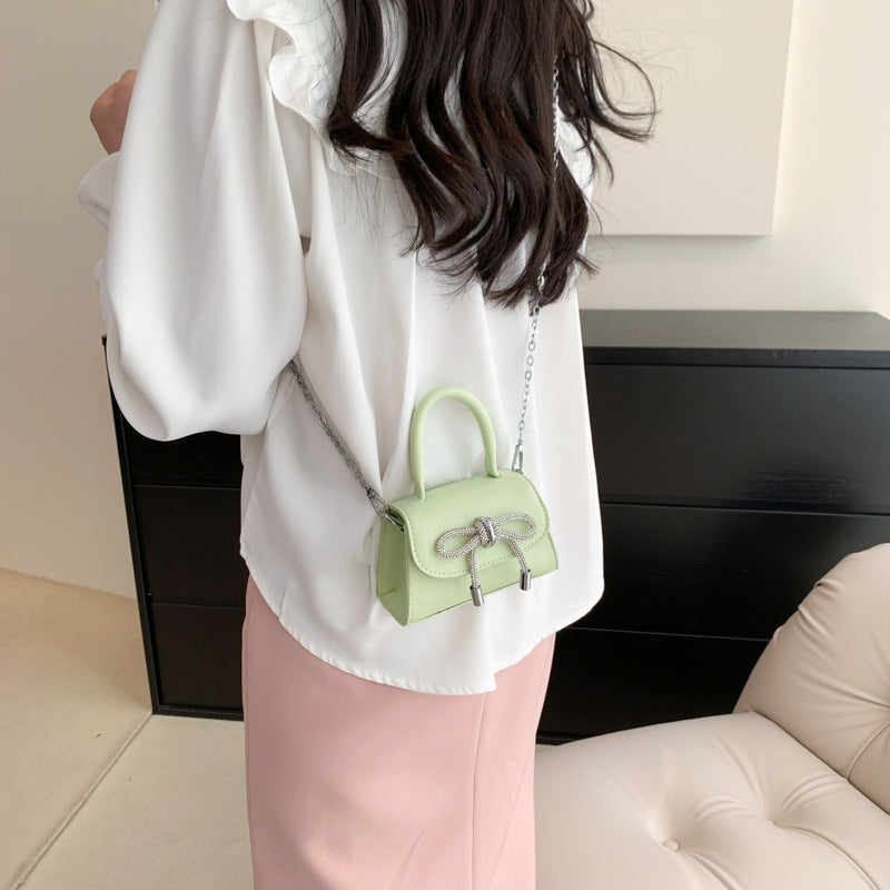 Women’s mini handbag with elegant chain closure-https://detail.1688.com/offer/707312723852.html-Calm Wears-Green-nothing-Calm Wears