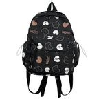 Cute Character Print School Backpack