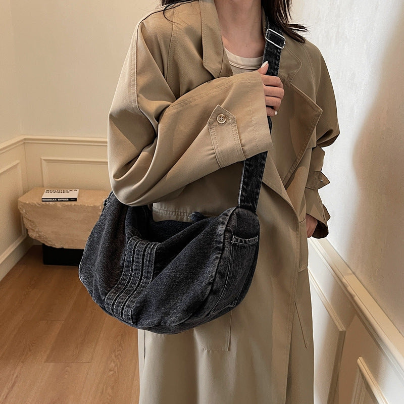Soft Denim Sling Bag Calm Wears
