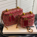 Women's mini handbag with removable shoulder strap