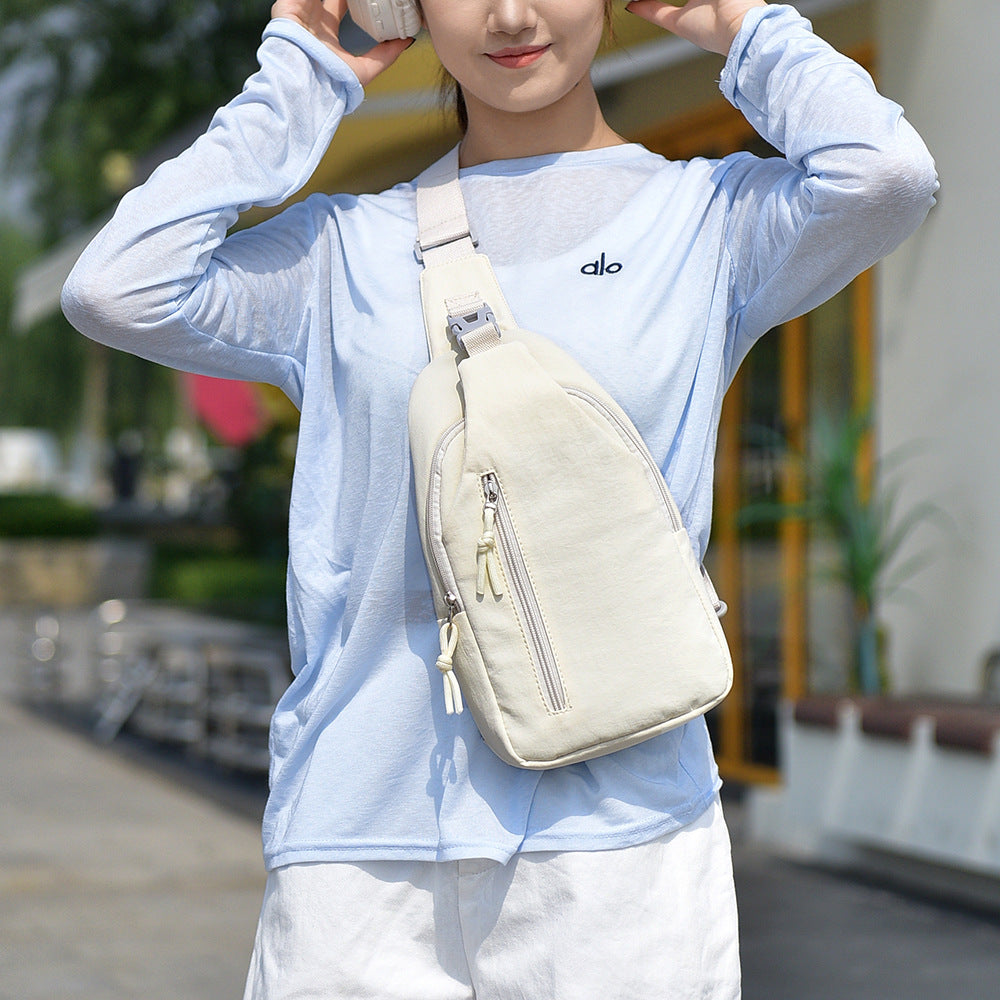 Sling Backpack with Ergonomic Carrying System and Multiple Compartments