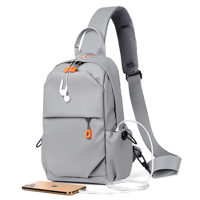 Shoulder backpack with multifunctional design and ergonomic padding