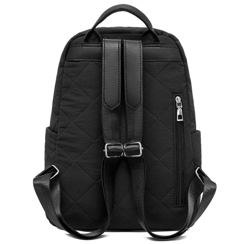 Quilted Multi-Pocket Backpack