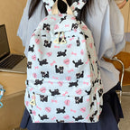 Playful backpack with cat design