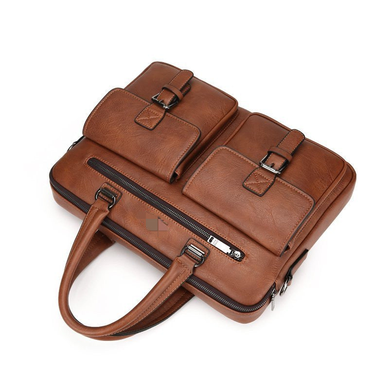 Stylish Multi-Pocket Briefcase