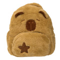 Plush Capybara Character Backpack