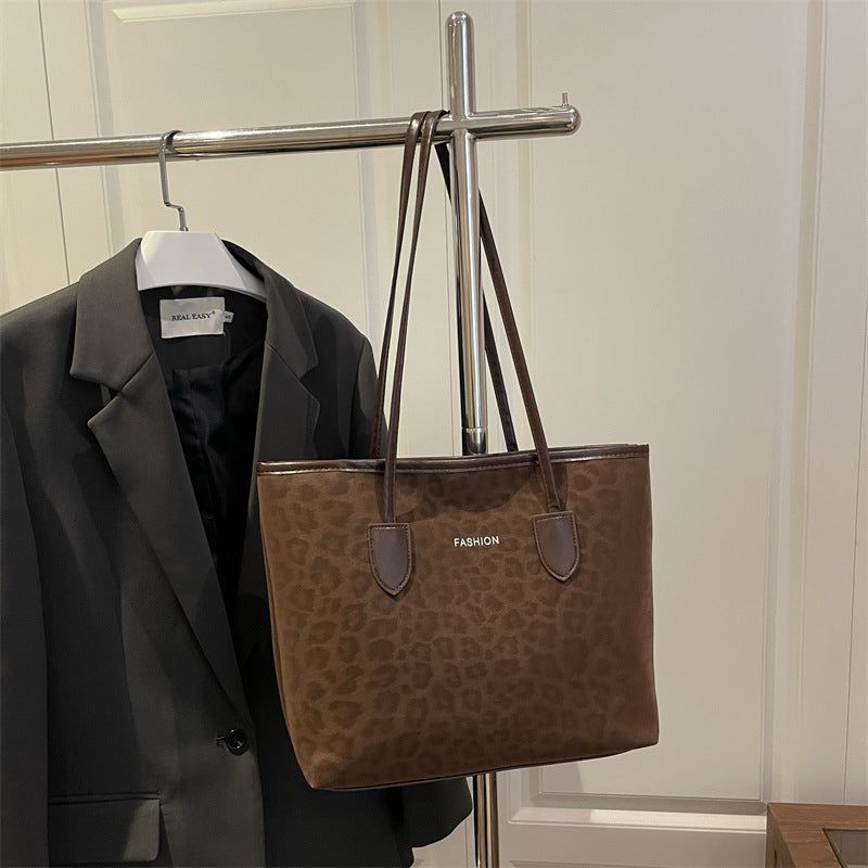 Ladies elegant tote bag with fashionable leopard pattern-https://detail.1688.com/offer/1034712214399.html-Calm Wears-Coffee-nothing-Calm Wears