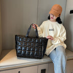 Quilted Insulated Shopper Tote