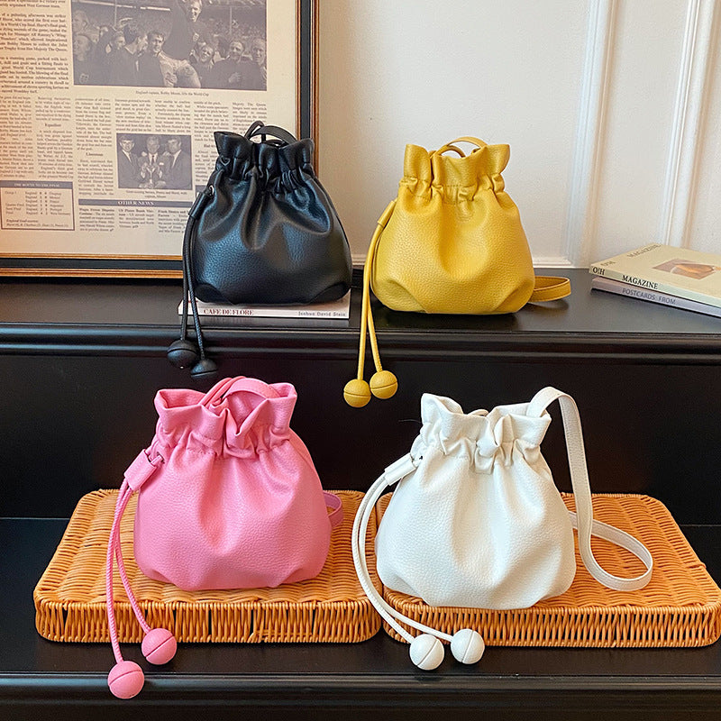 WoStylish Drawstring Bucket Handbag
