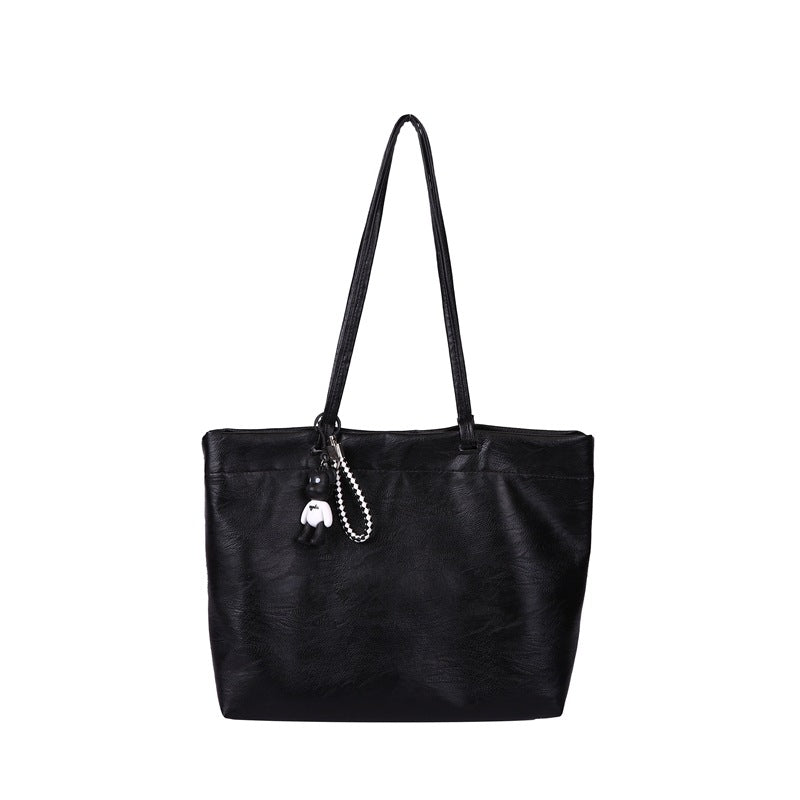 Chic Faux Leather Tote Bag
