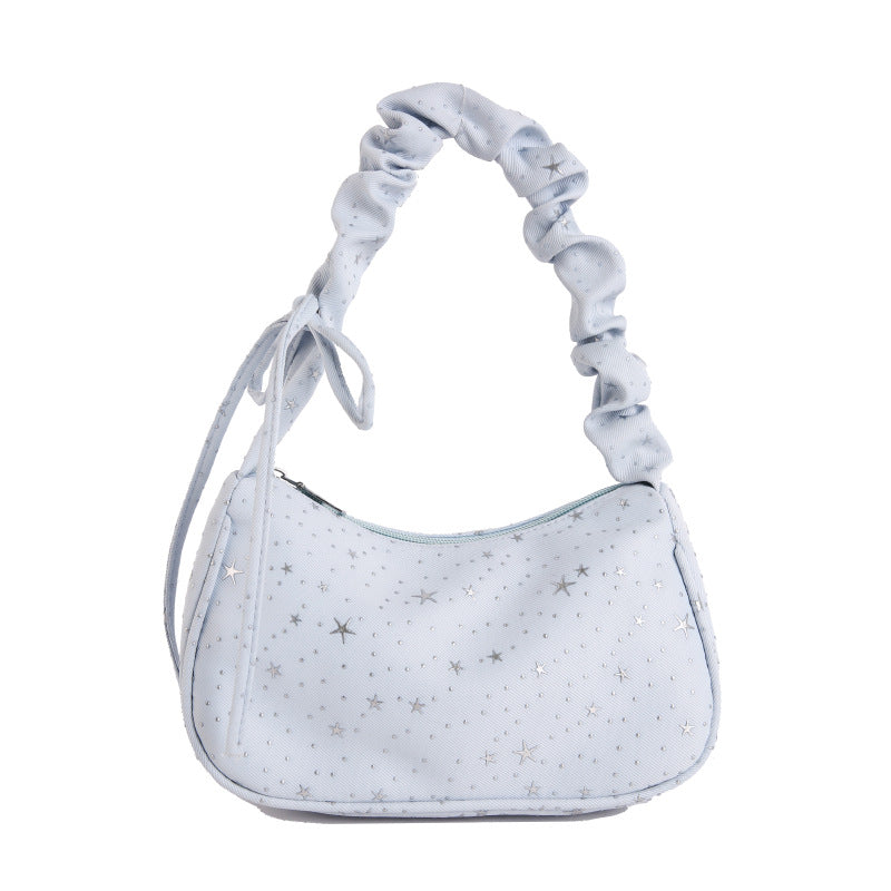 WoChic Slouchy Star-Patterned Handbag