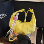 Stylish Leather Hobo Handbag