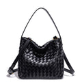 Elegant Woven Leather Shoulder Bag