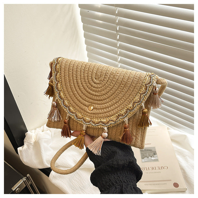Bohemian Woven Clutch Bag