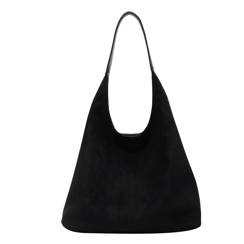 Ladies Suede Shoulder Bag