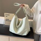 Contoured Soft Fabric Shoulder Bag Calm Wears