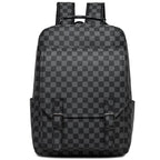 Stylish Checkerboard Laptop Backpack