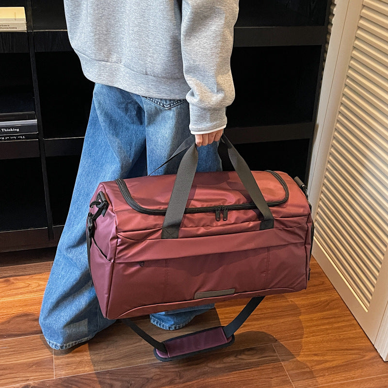 Spacious Multi-Compartment Travel Duffel Calm Wears