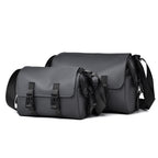 Modular Messenger Bag with Water-Repellent Material and Adjustable Shoulder Strap