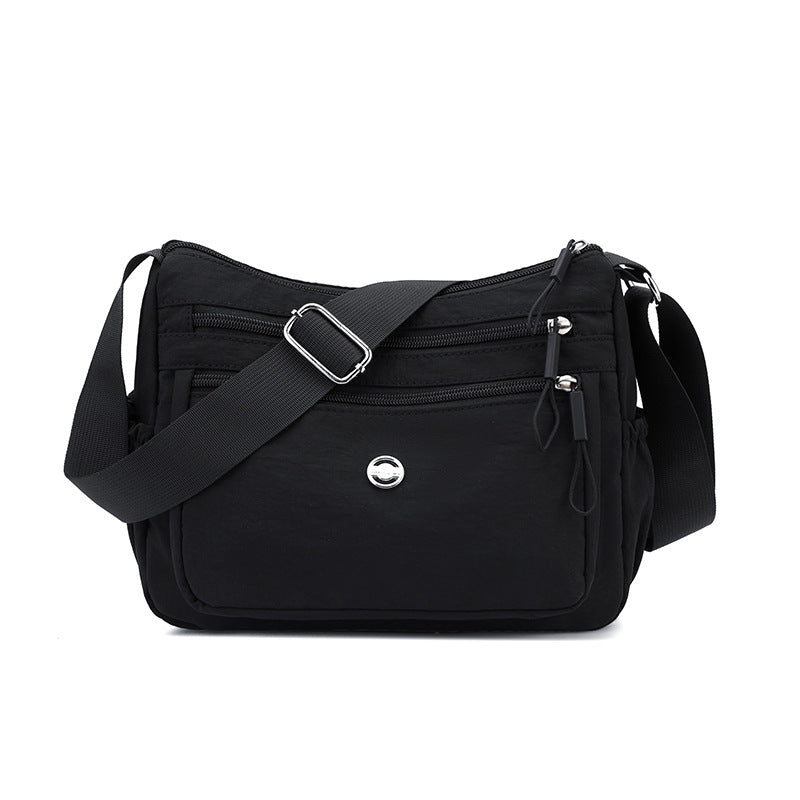 WoMulti-Pocket Crossbody Messenger Bag