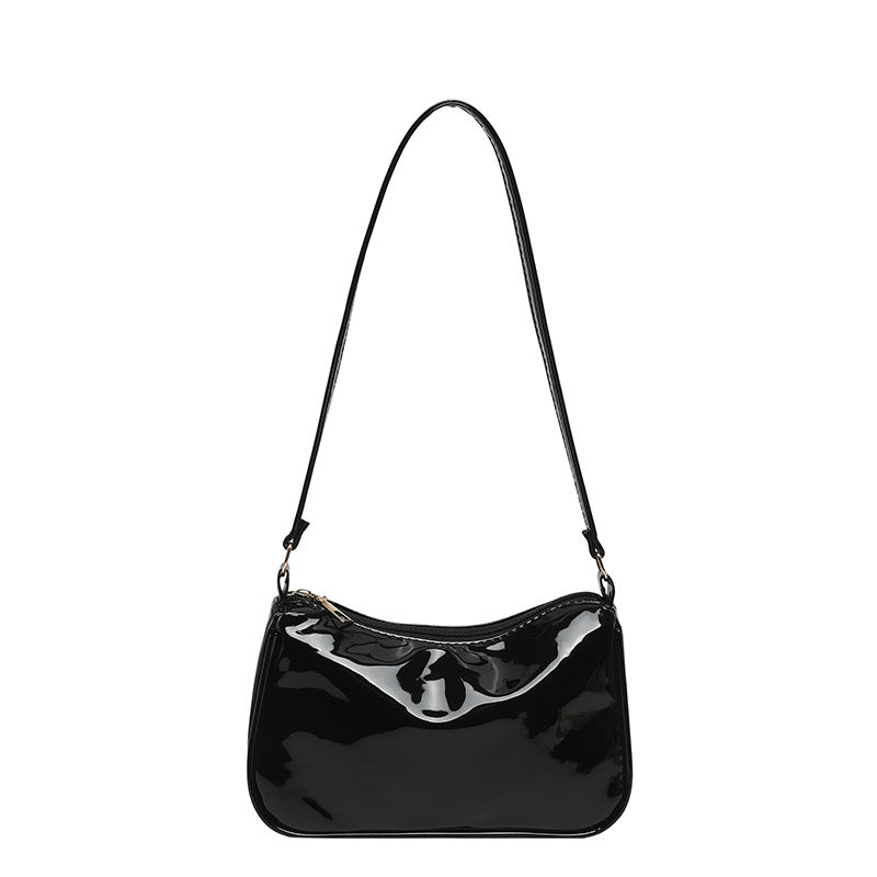 WoGlossy Textured Handheld Crossbody Bag