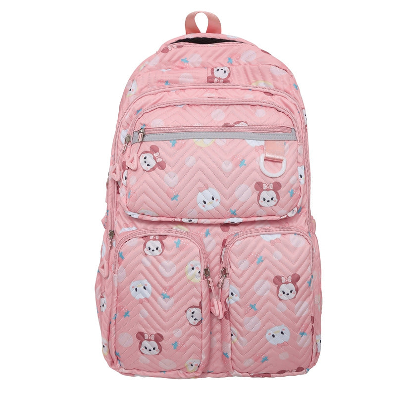 Fun Character Design Quilted Backpack