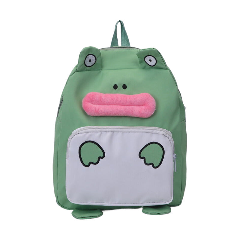 Kids Plush Frog Backpack