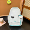 Playful backpack with cat design and versatile compartments