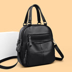 Multi-Functional Leather Handbag